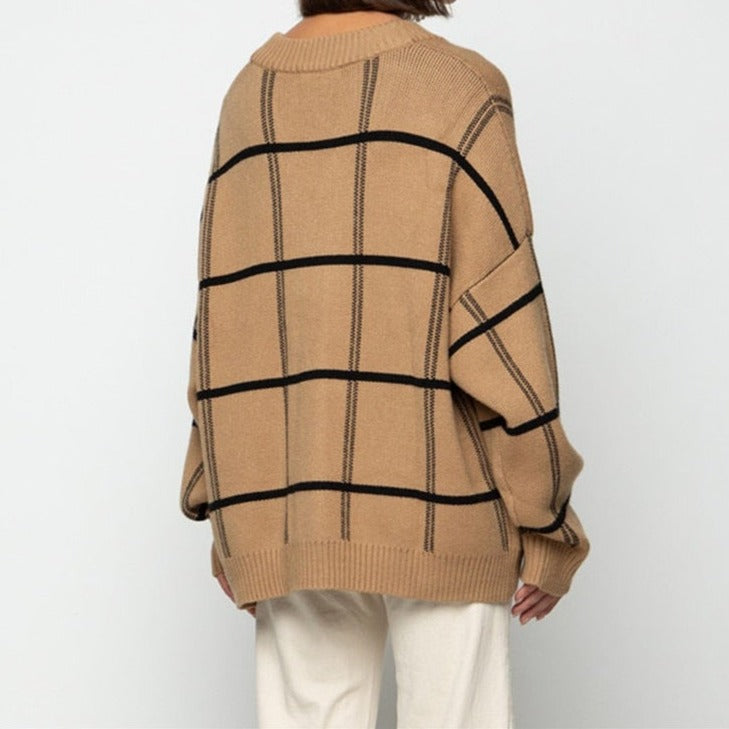Relaxed Short Cardigan Thick Fabric