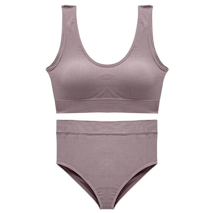 Soft High-Waist Sports Set Adjustable Multi-Size