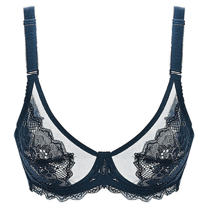 Decorative Embroidered Lace Adjustable Bra