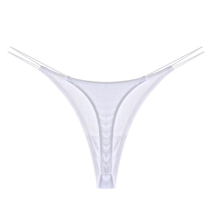 Decorative Strappy Thong Figure-Enhancing