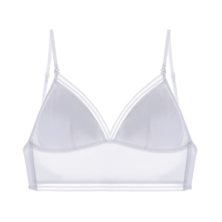 Open-Back Adjustable Strap Low-Back Bra