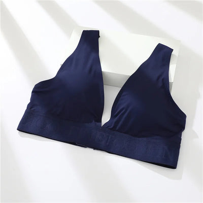 Top bra with sweetheart neckline