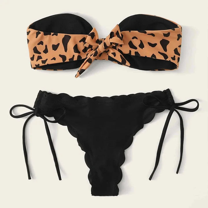 Push-Up Tie-Back Adjustable Bikini