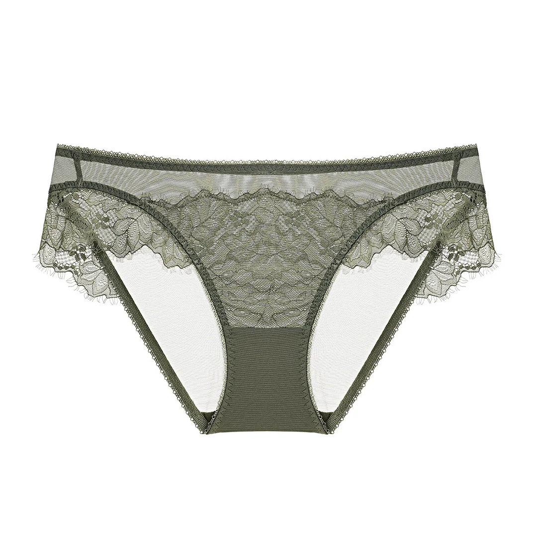 Lace Ruffle Low-Rise Classic Briefs