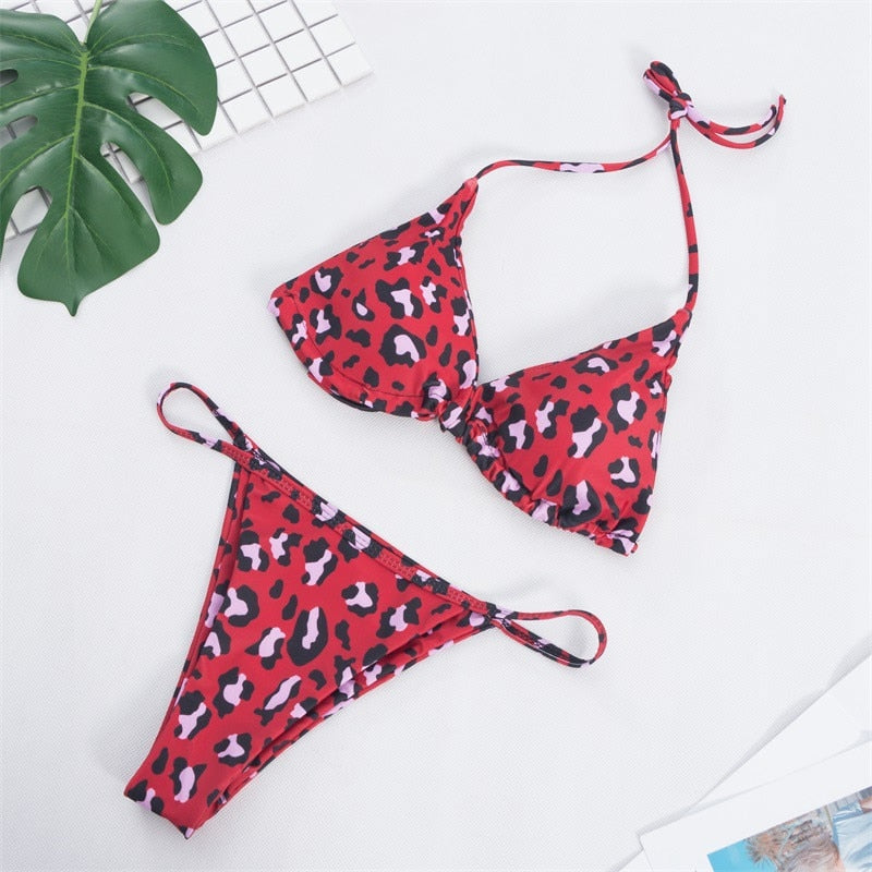 Classic Figure-Enhancing Two-Piece Swimsuit