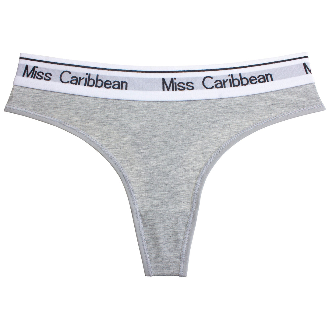 Cotton Spandex Sports Thong Comfort Fit
