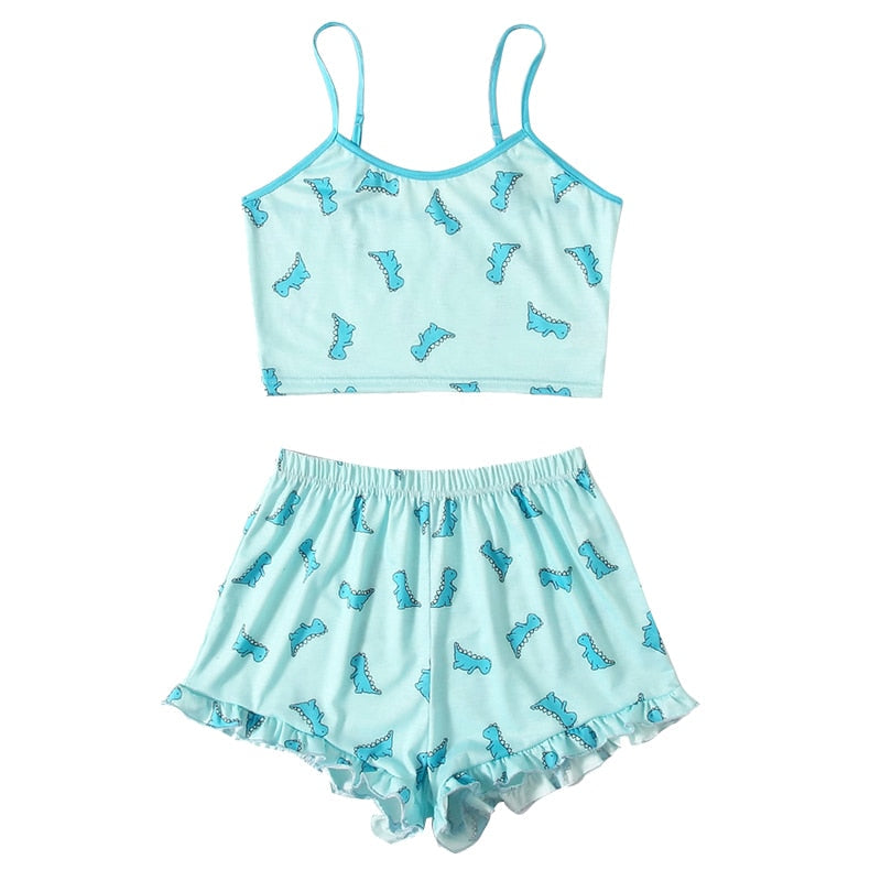 Relaxed Cotton Two-Piece Pyjama Set