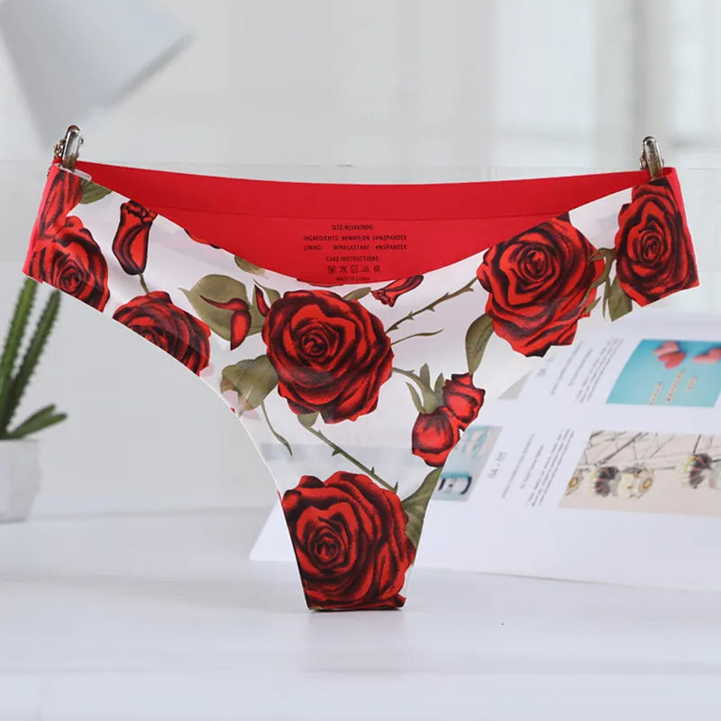 Seamless Low-Rise Patterned Smooth Briefs