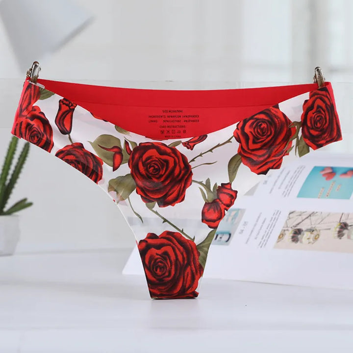 Seamless Low-Rise Patterned Smooth Briefs