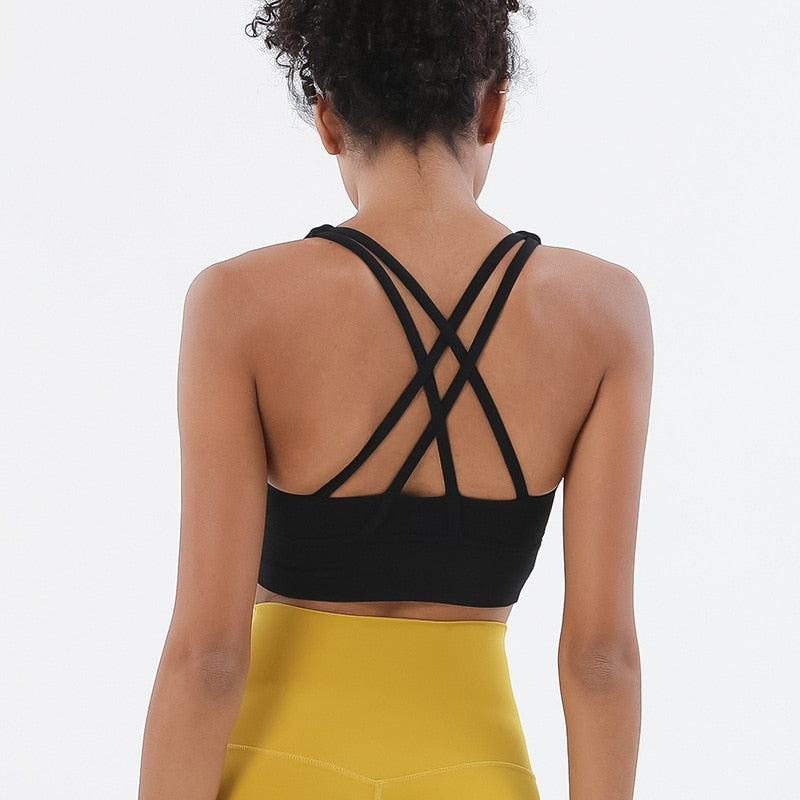 Cross-Back Sports Bra