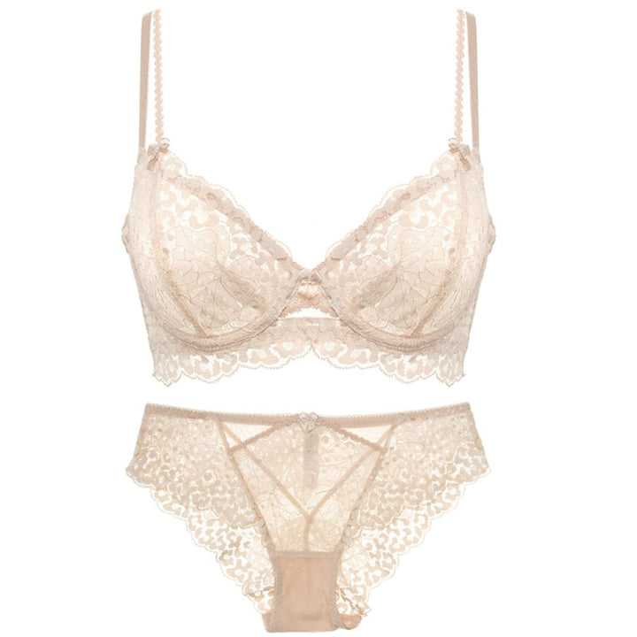 Lace Adjustable Figure-Enhancing Lingerie Set