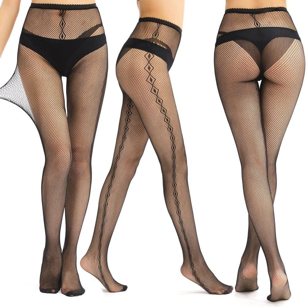 Decorative Fishnet Fashion Nylon Tights