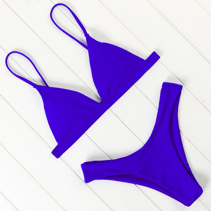 Multi-Colour Figure-Enhancing Two-Piece Swimsuit