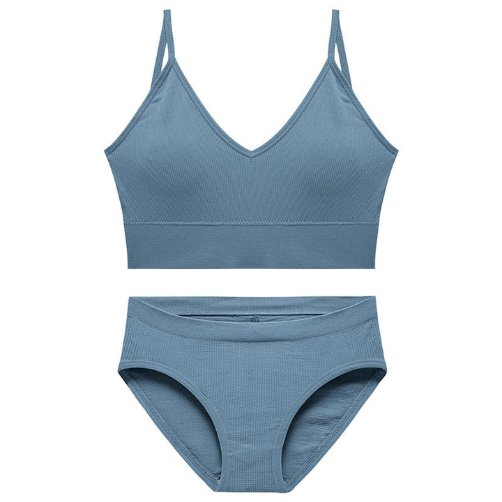 Seamless Breathable Sports Lingerie Set Adjustable