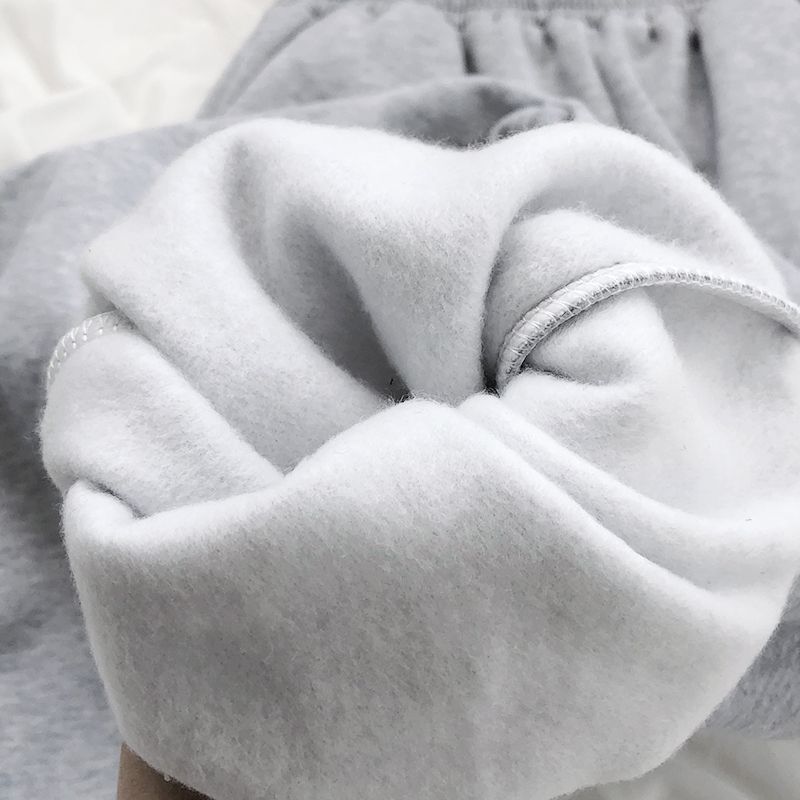 Relaxed Straight-Leg Pants with Pockets Smooth Fabric