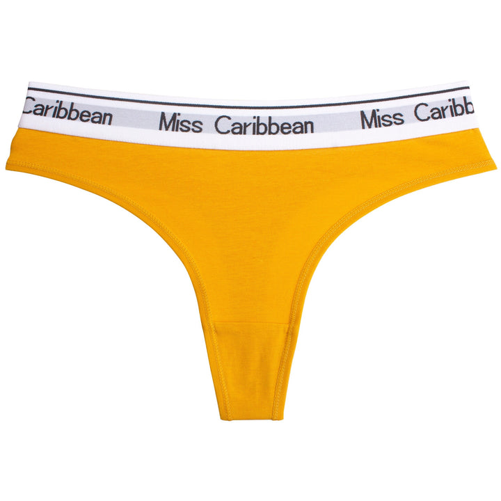 Cotton Spandex Sports Thong Comfort Fit