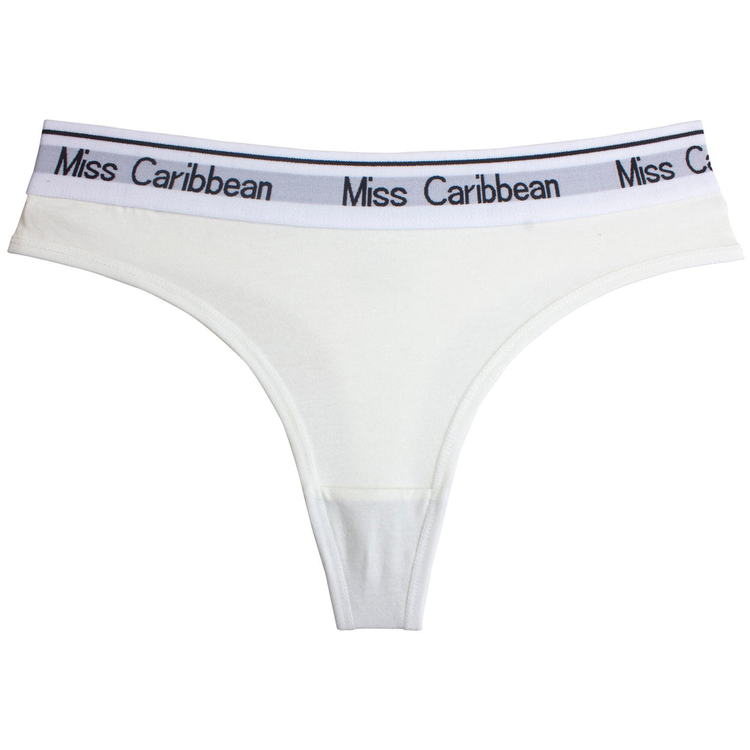 Cotton Spandex Sports Thong Comfort Fit