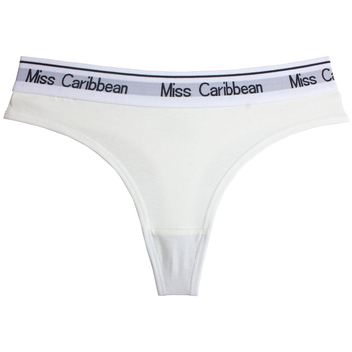 Cotton Spandex Sports Thong Comfort Fit