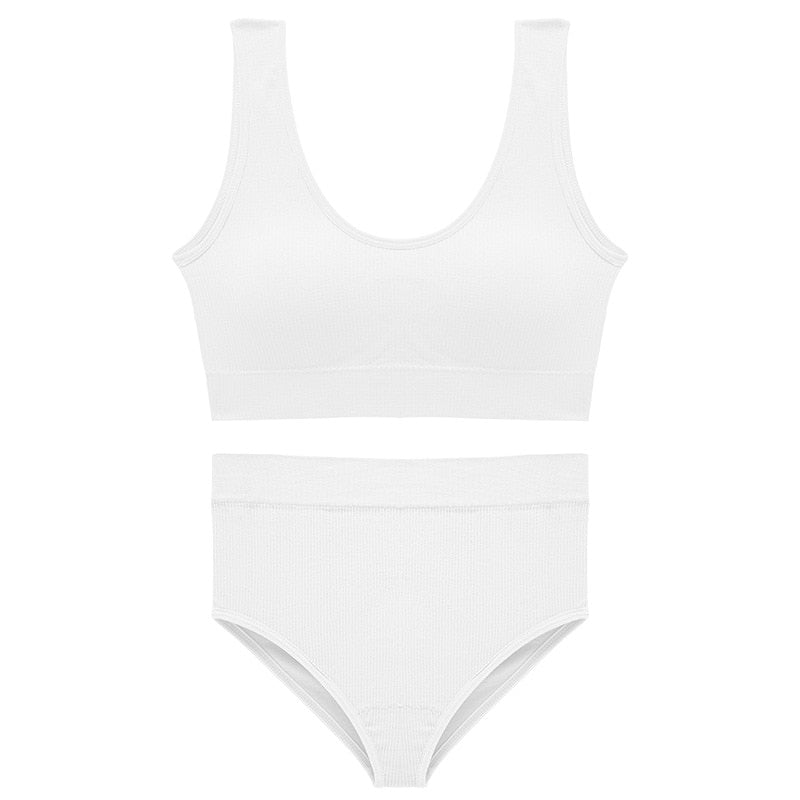 Soft High-Waist Sports Set Adjustable Multi-Size