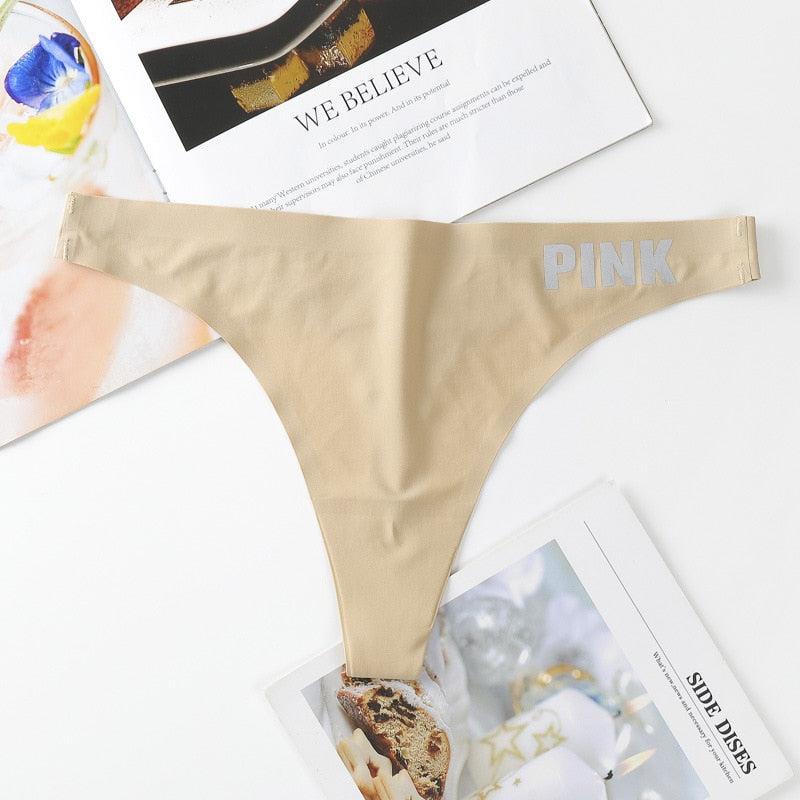 Seamless Stretch-Fabric Sports Thong