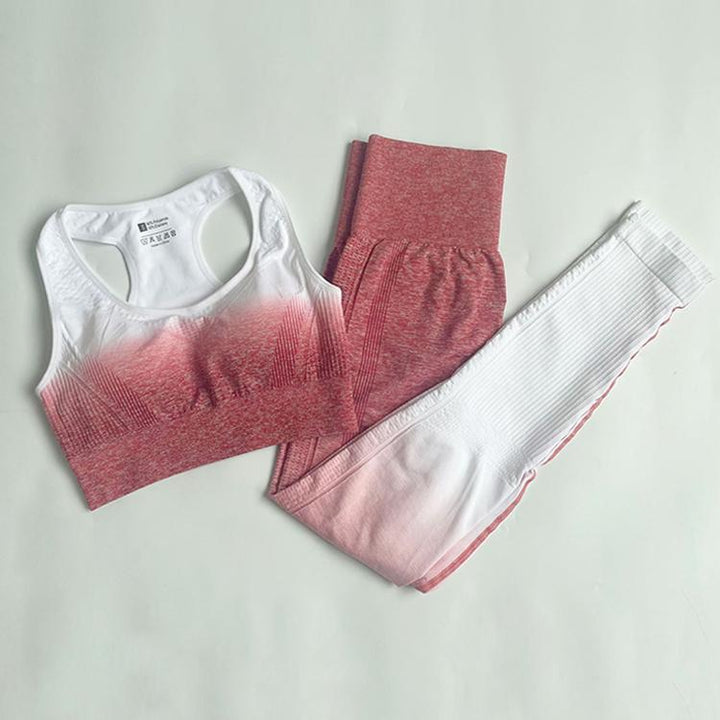 Non-Mesh Figure-Shaping Active Sports Set