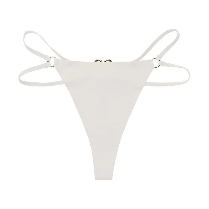 Smooth Decorative Heart Figure-Flattering Thong