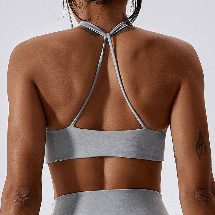 Triangle Sports Bra Double-Layer Fabric