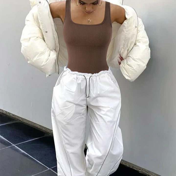 Ribbed Soft Everyday Figure-Shaping Bodysuit