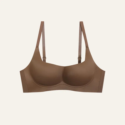 Seamless push-up bra with soft support