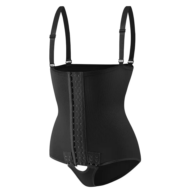 Adjustable Strap Figure-Shaping Bodysuit