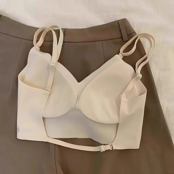 Seamless Adjustable Open-Back Bra