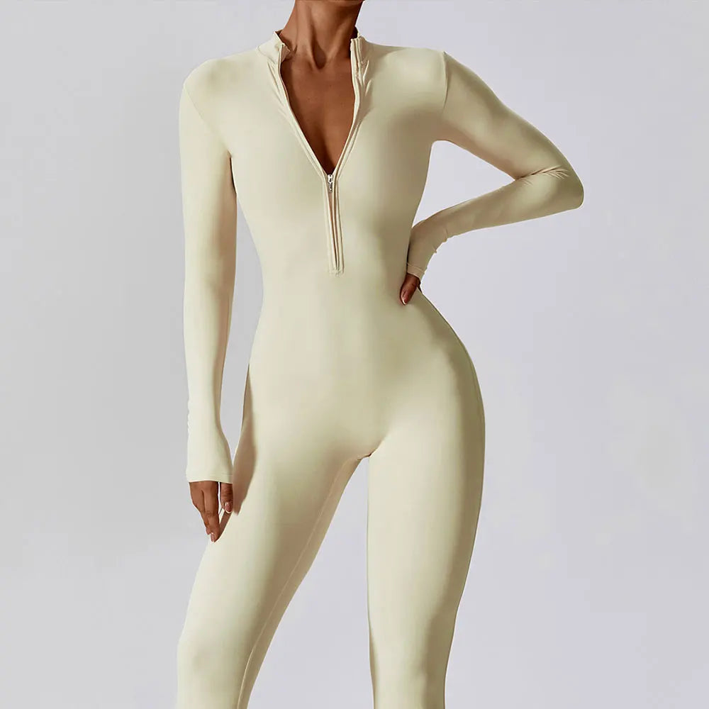 Fitted Stretch Sport Jumpsuit