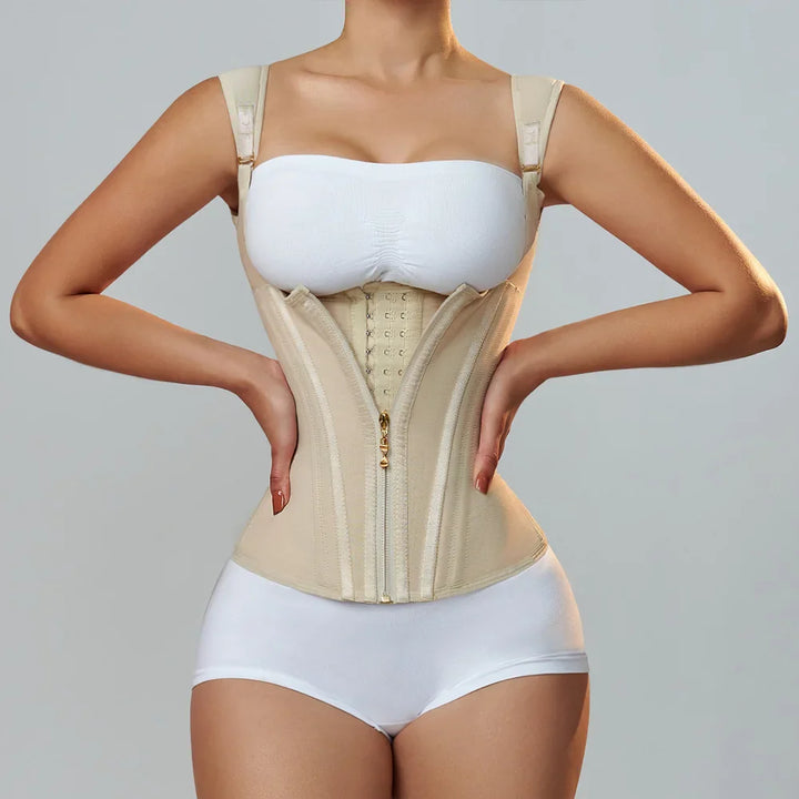 Double Adjustable Strap Plus-Size Waist Corset