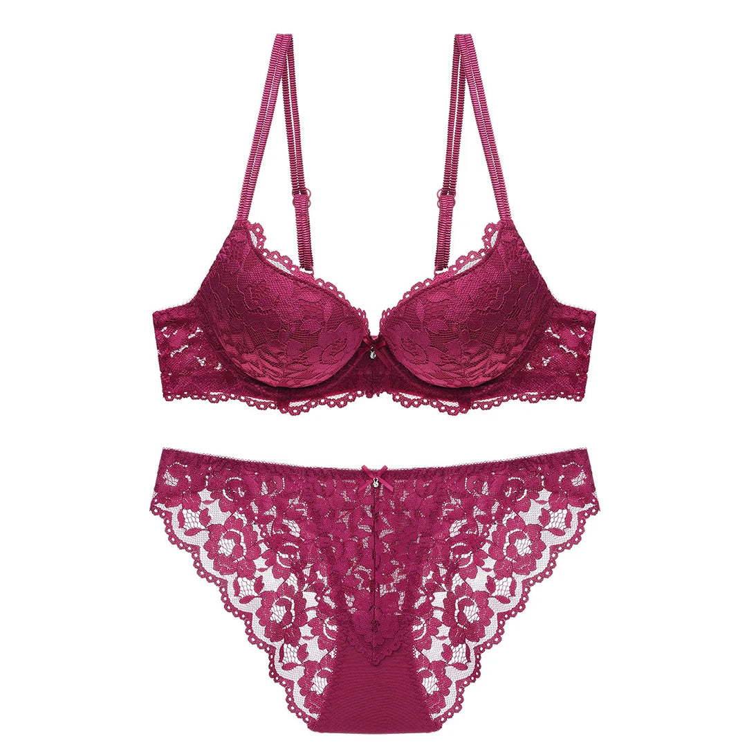 Push-Up Shaping Lace Lingerie Set