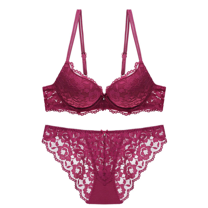 Push-Up Shaping Lace Lingerie Set