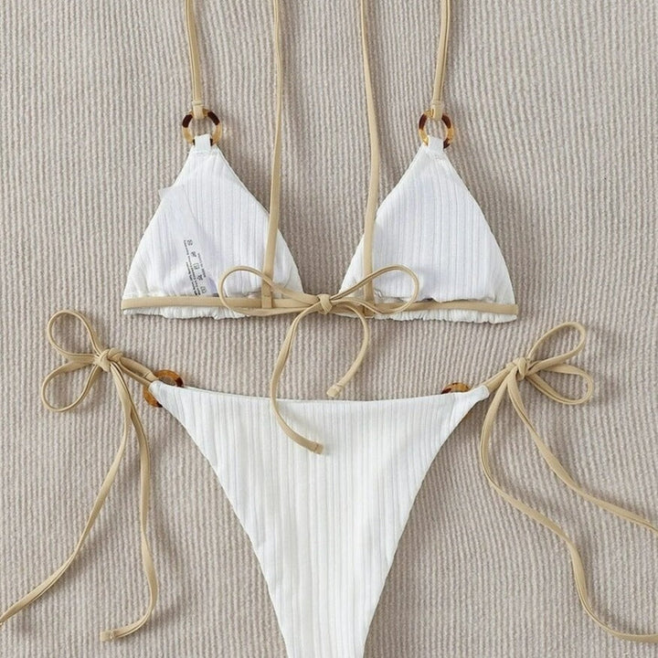 Two-Piece Bikini Set High Waist Tie