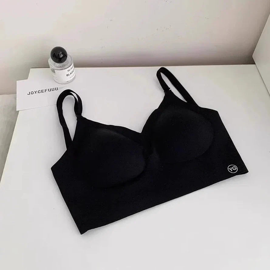 Seamless Adjustable Open-Back Bra