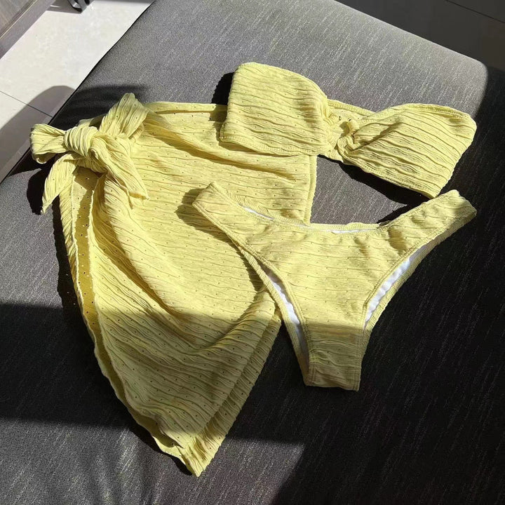 One-Piece Lingerie with Skirt Adjustable