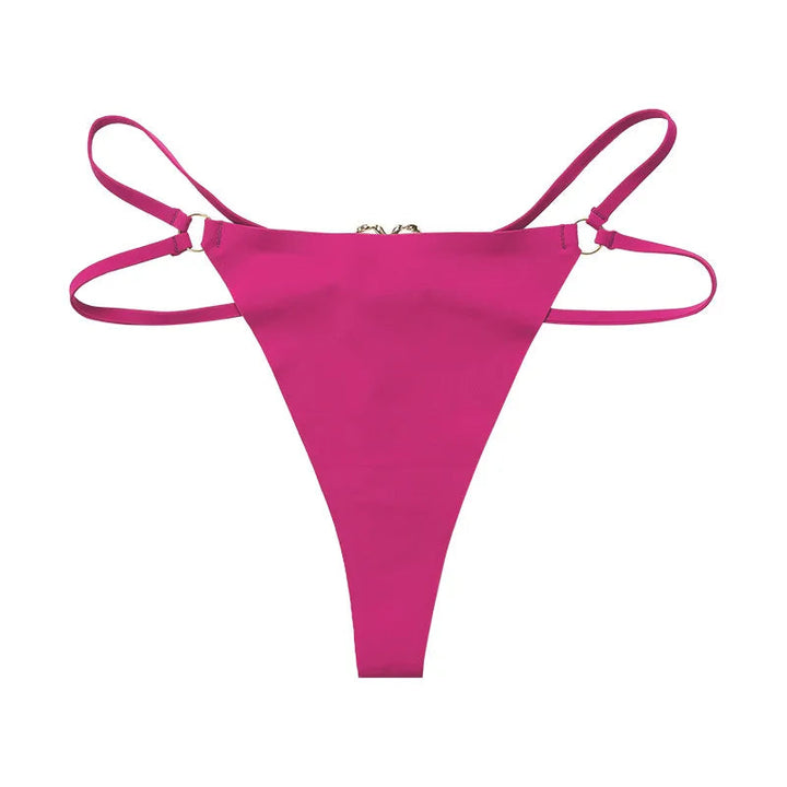 Smooth Decorative Heart Figure-Flattering Thong