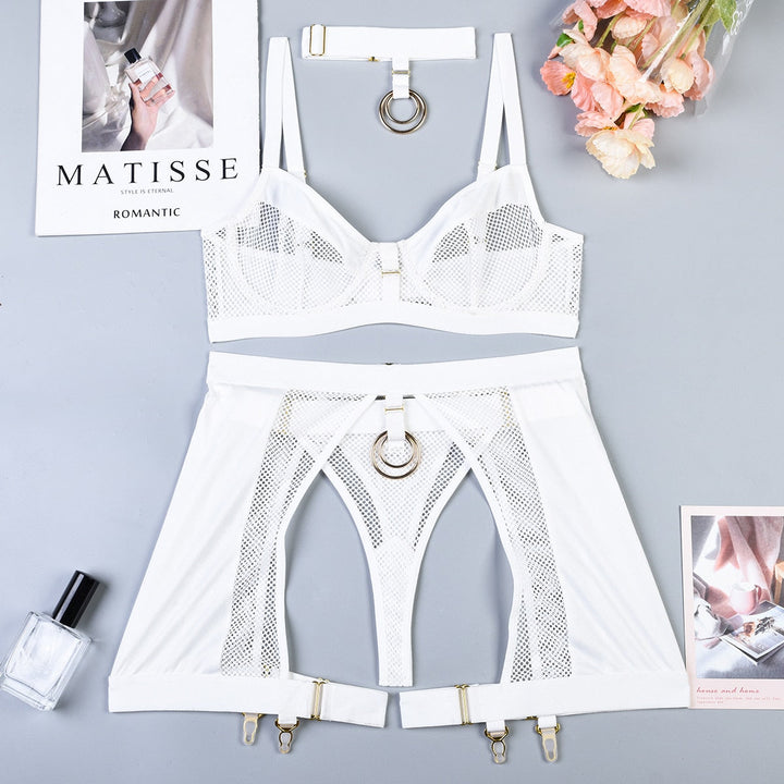 Evening Mesh Mesh Lingerie Set Adjustable