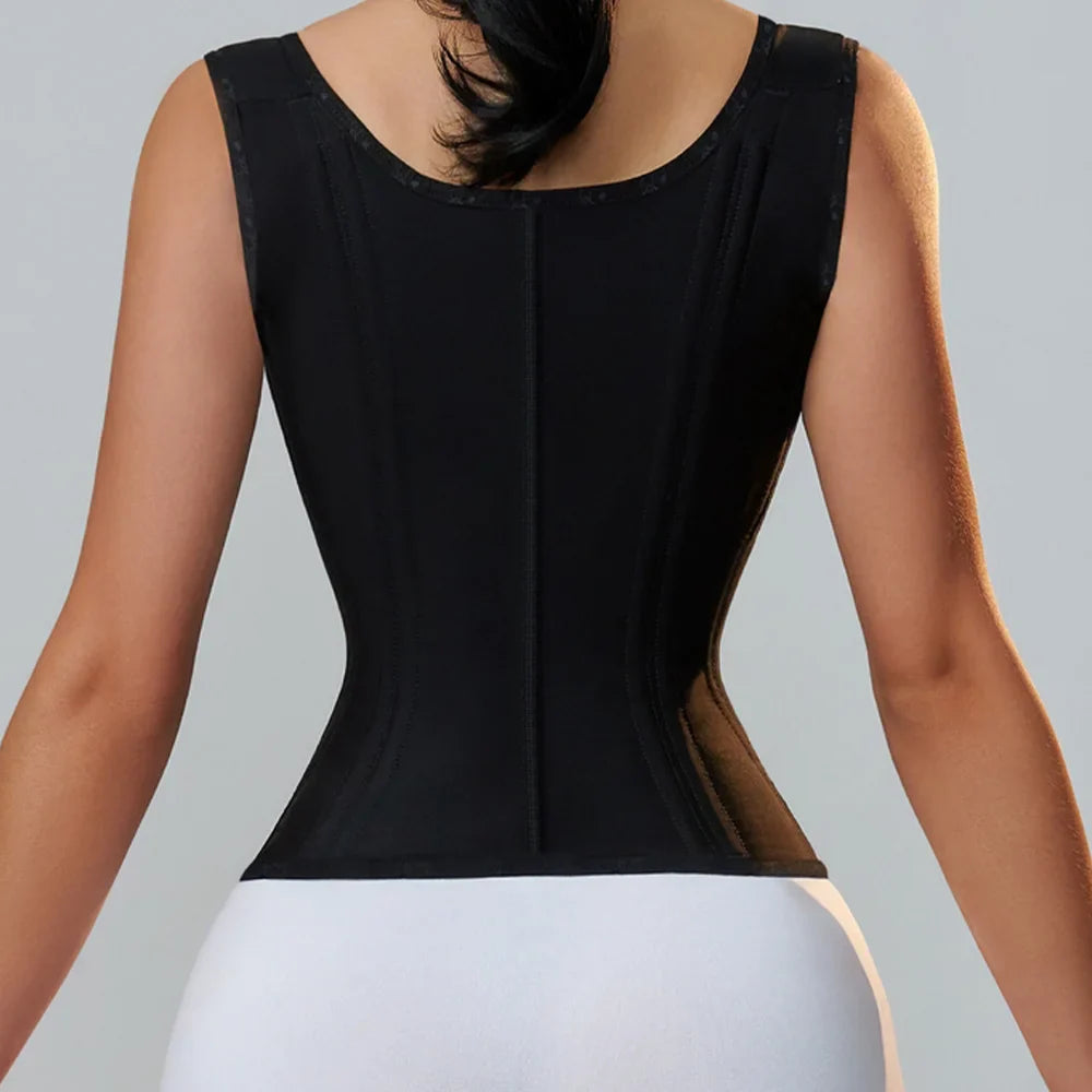 Double Adjustable Strap Plus-Size Waist Corset