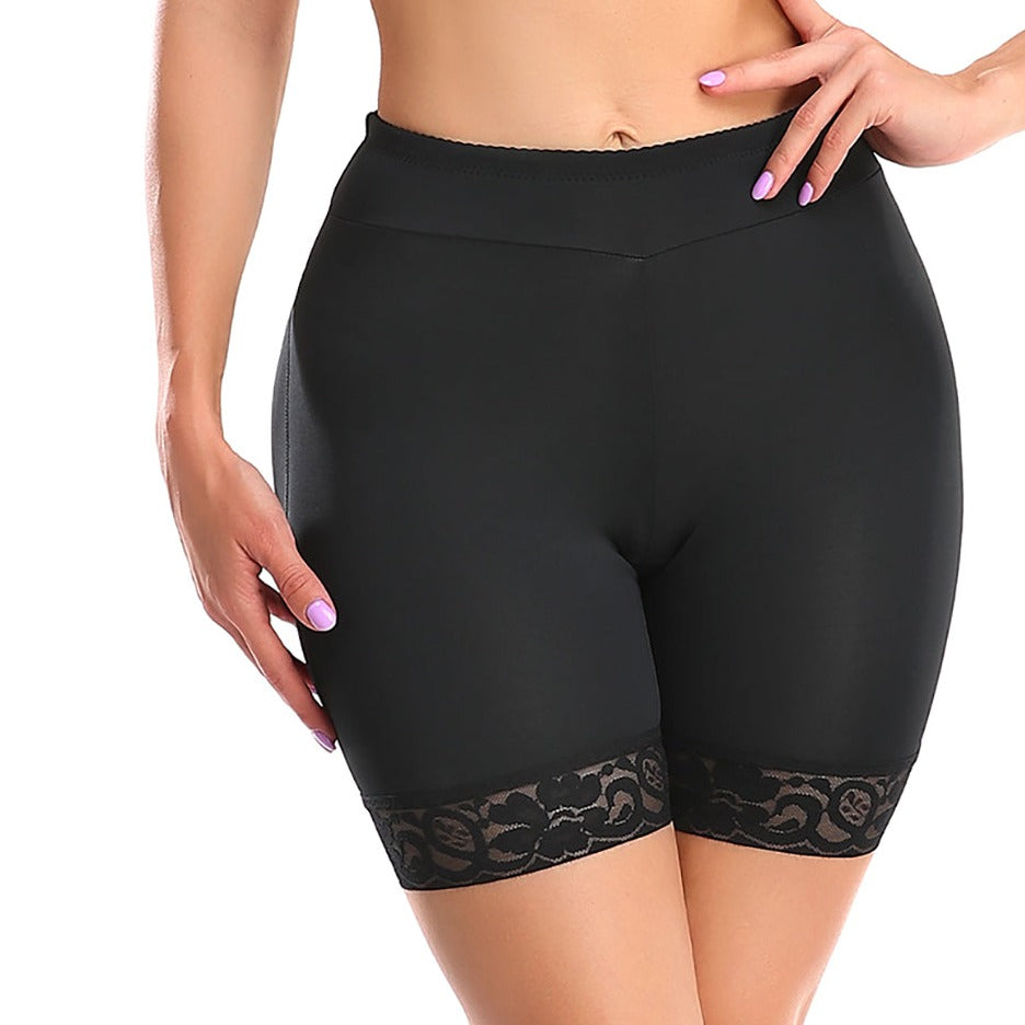 Push-Up Lace-Trim Shaping Bodysuit
