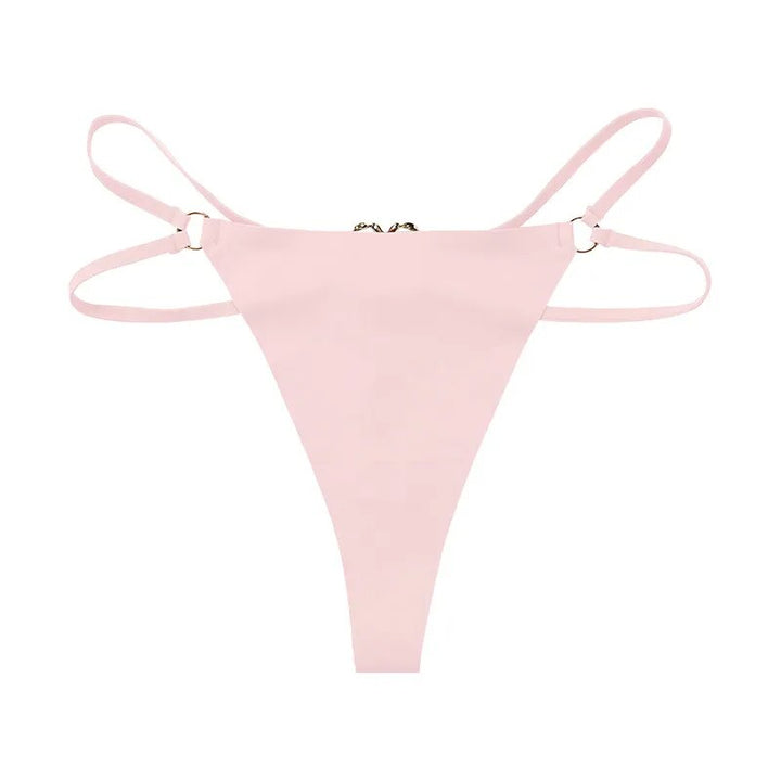 Smooth Decorative Heart Figure-Flattering Thong
