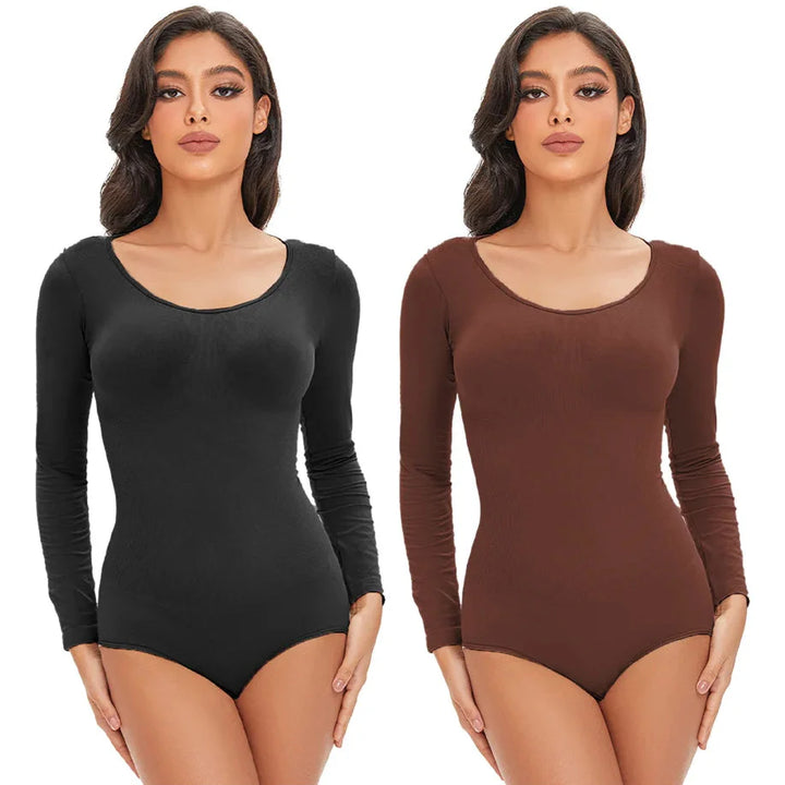 Seamless Stretch Adapting Plus-Size Shaping Bodysuit
