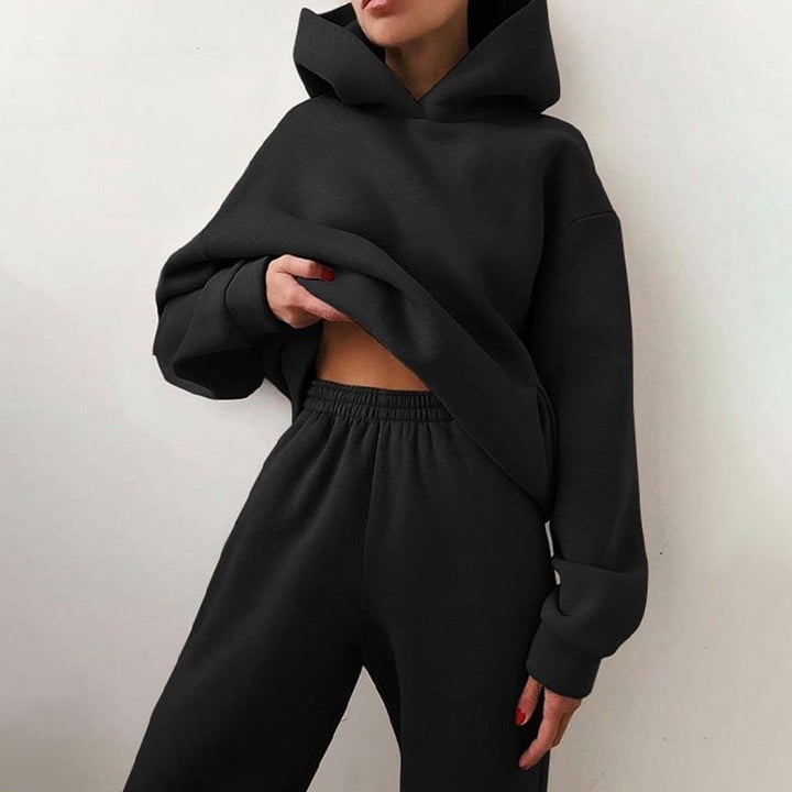 Relaxed Sweatshirt Tracksuit Set