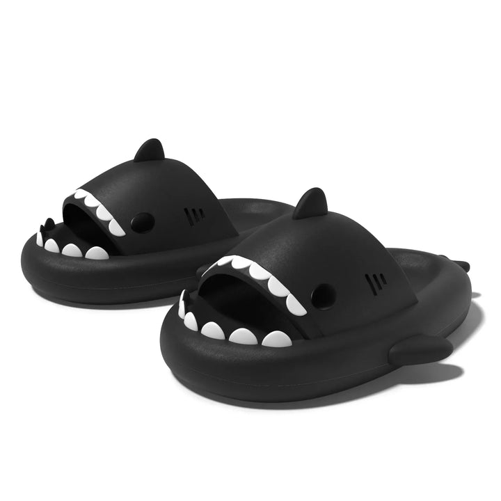 Ergonomic Thick-Sole Shark Slippers
