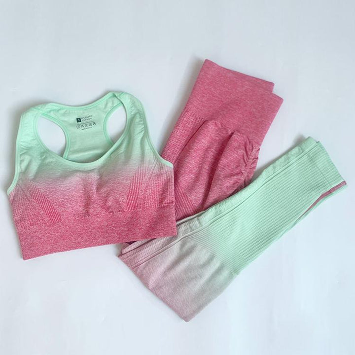 Non-Mesh Figure-Shaping Active Sports Set