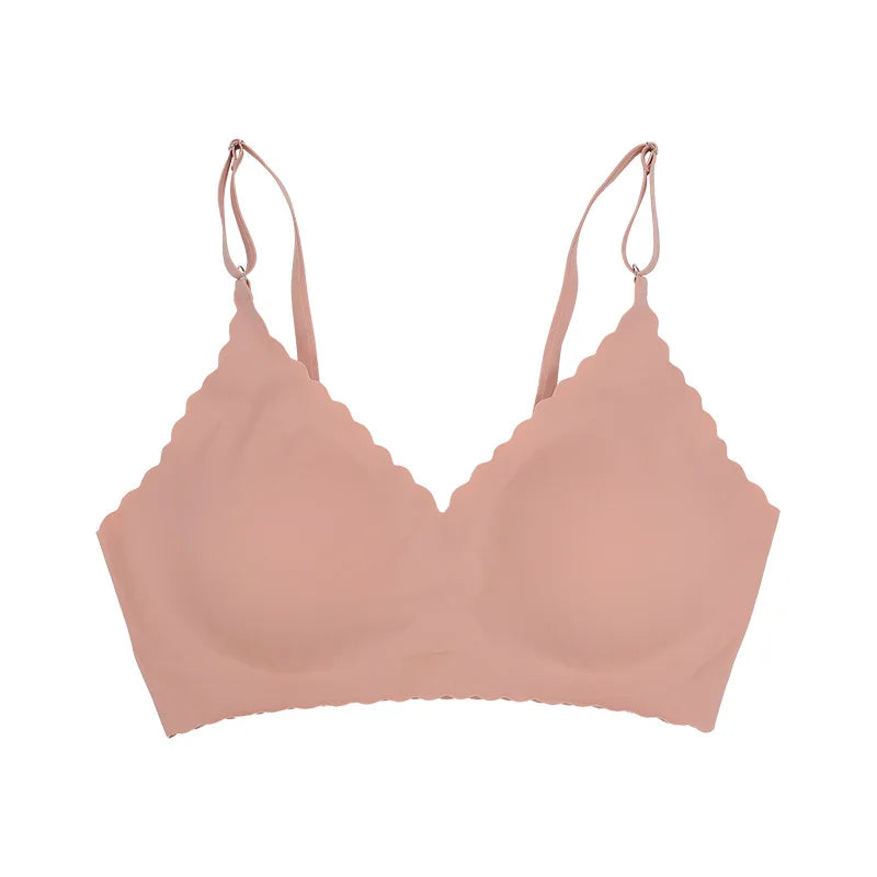 Seamless Wireless Smooth Asymmetric Bra