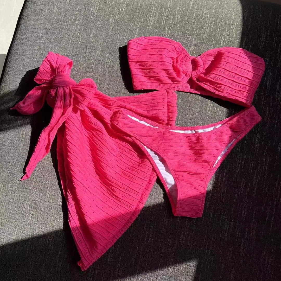 One-Piece Lingerie with Skirt Adjustable