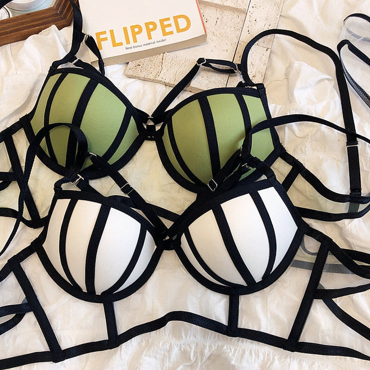 Push-Up Lingerie Set Decorative Straps